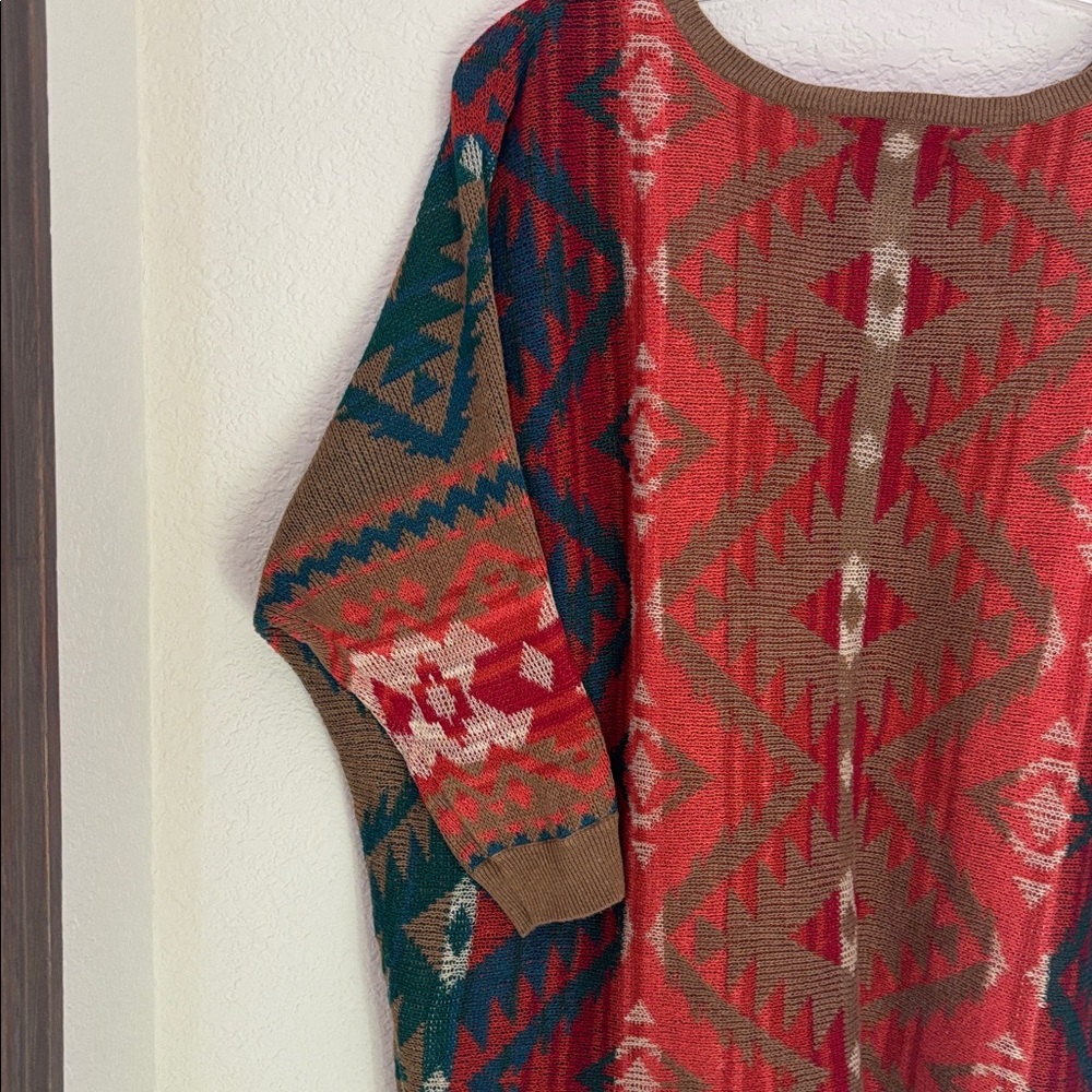 Women's Denim & Supply Ralph Lauren Southwestern Aztec Knit Sweater Size Small P - Picture 4 of 4